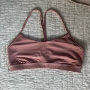 Lululemon Flow Y Bra Nulu pink